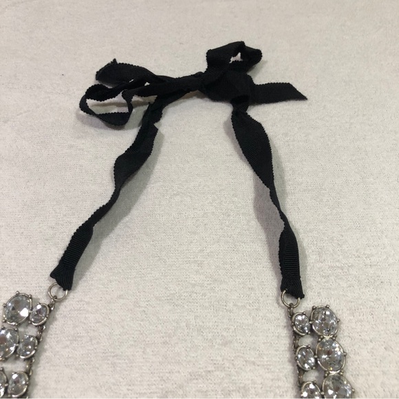 Club Monaco Sparkle Necklace, Ribbon Tie - Picture 3 of 5